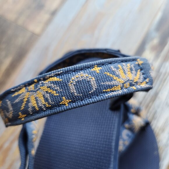 Teva Original Universal Sun & Moon Insignia Sport Sandals Hook&Loop Blue - Picture 13 of 14